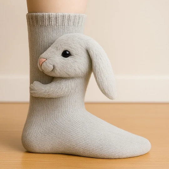 Olive & Lily | Adorable Animal Hug Socks