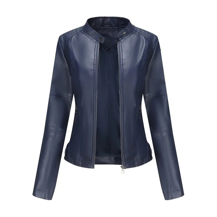 Olive | Elegant and Fashionable Leather Jacket