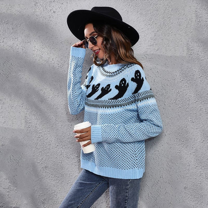 Harper | Ghostly Knit Sweater