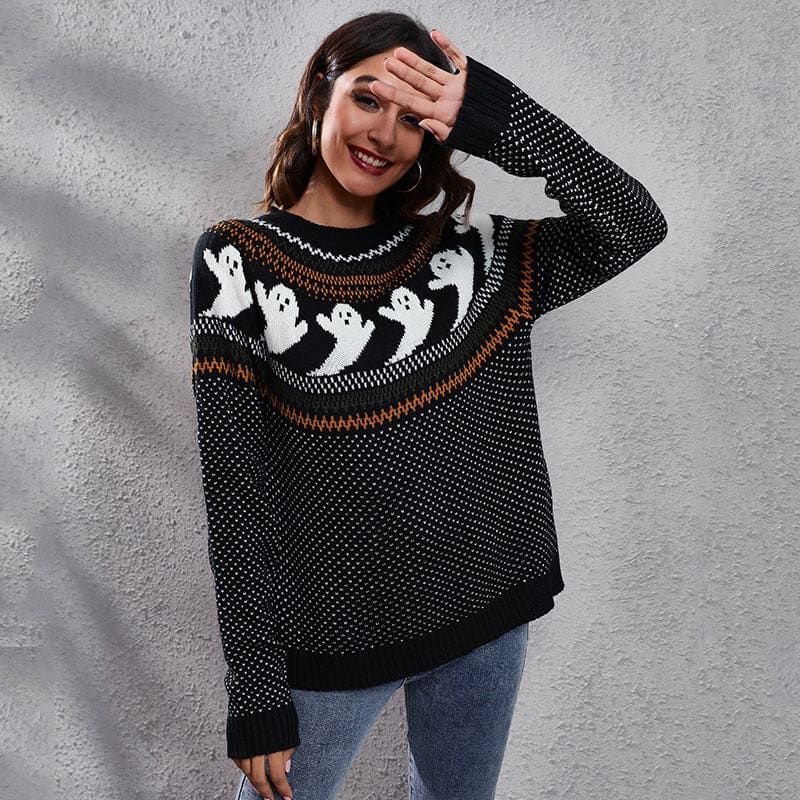 Harper | Ghostly Knit Sweater