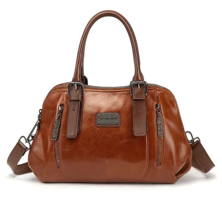 Jada  | Structured Leather Handbag