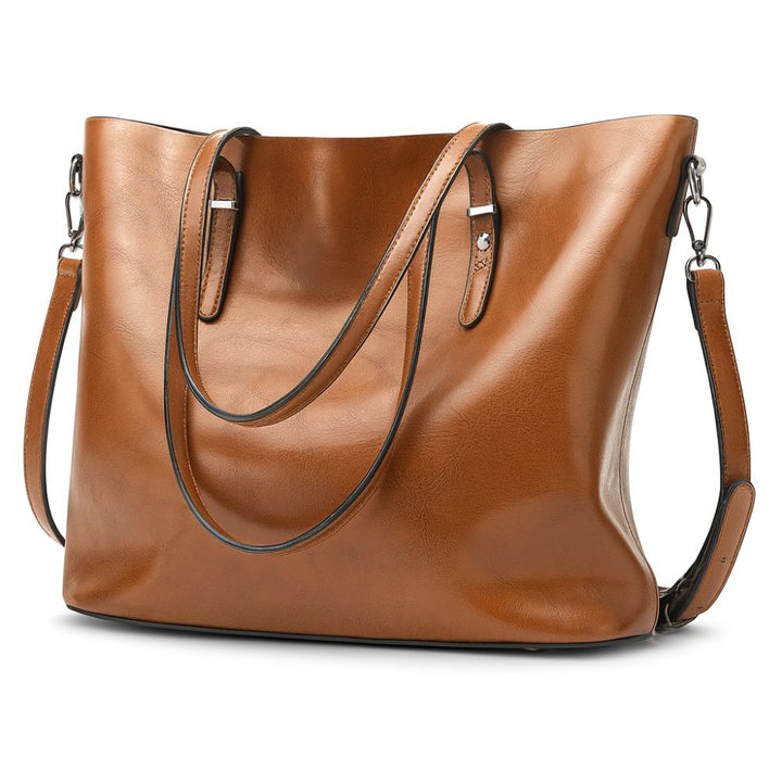 Maggie | Elegant Leather Tote Bag
