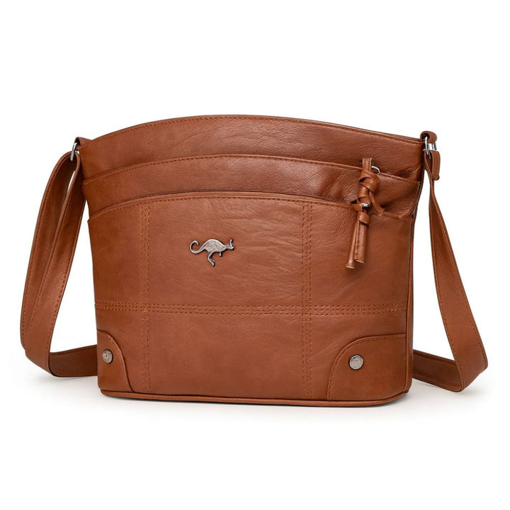Elise | Classic Leather Crossbody Bag