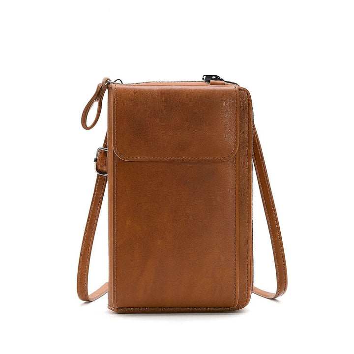 Hazel | Slim Leather Crossbody Bag